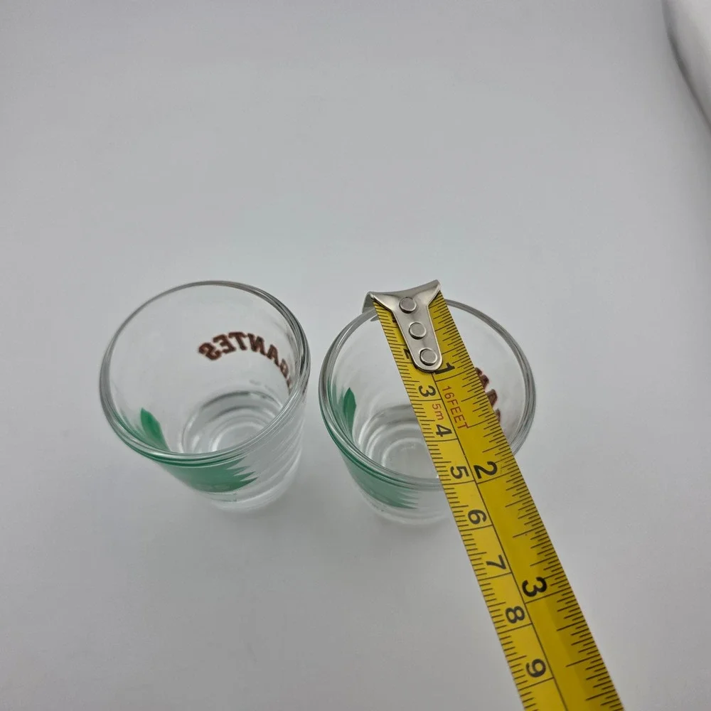Hornitos Shot Glass San Francisco Giants‎ MLB 2020 Clear Good Condition Set of 2